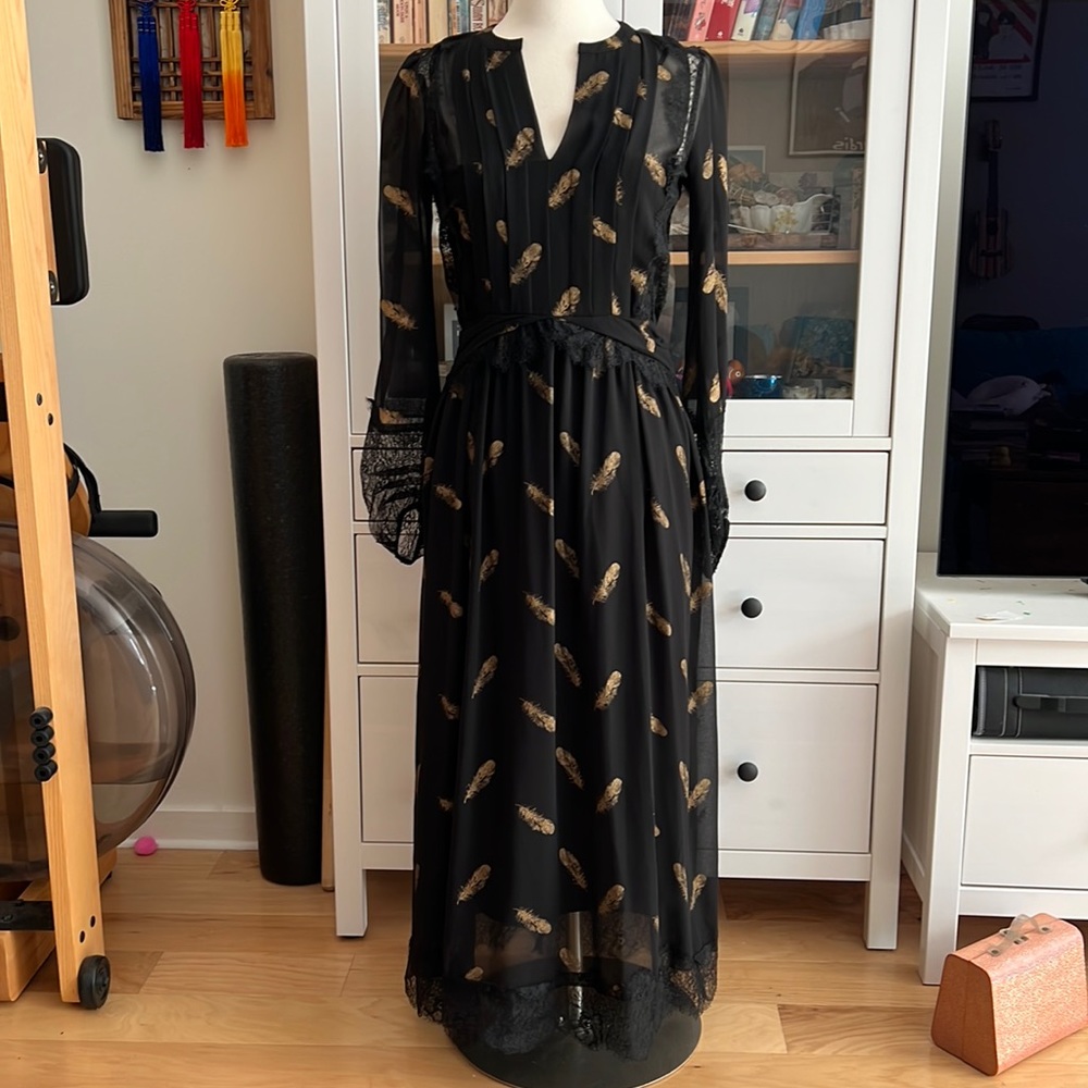 The Kooples Feather print dress